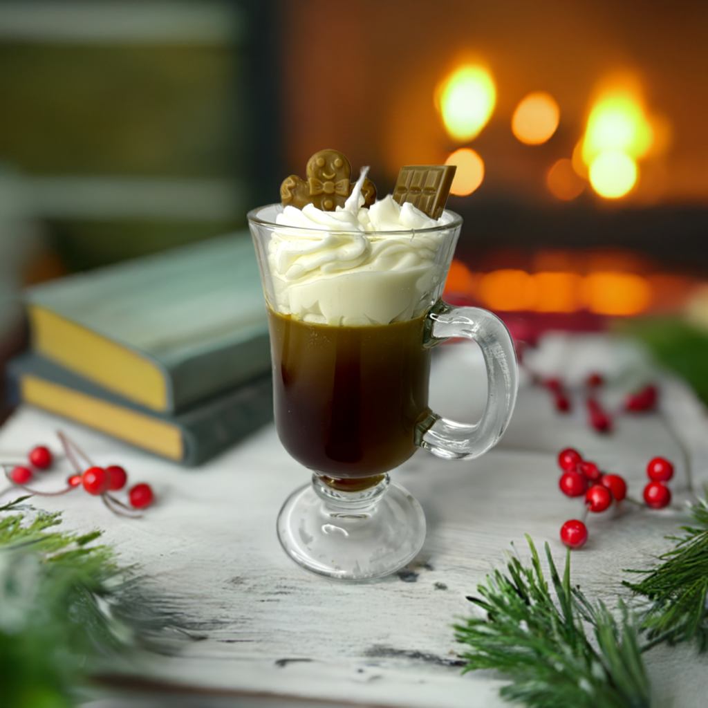 "Coffeehouse " - Handcrafted 8 oz Soy Wax Scented Candle