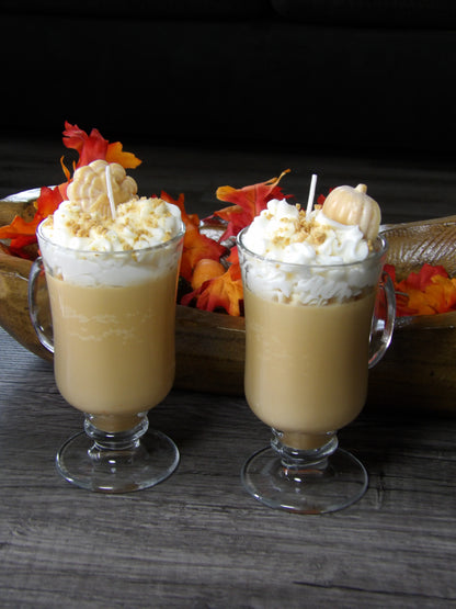 "Pumpkin Chai Latte" Handcrafted 12 oz Soy Wax Scented Candle