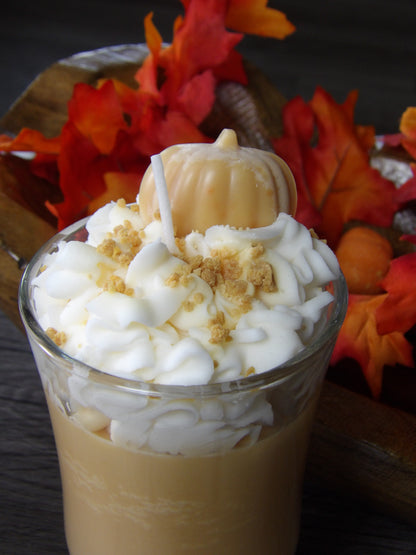 "Pumpkin Chai Latte" Handcrafted 12 oz Soy Wax Scented Candle