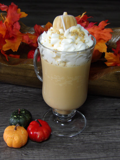 "Pumpkin Chai Latte" Handcrafted 12 oz Soy Wax Scented Candle