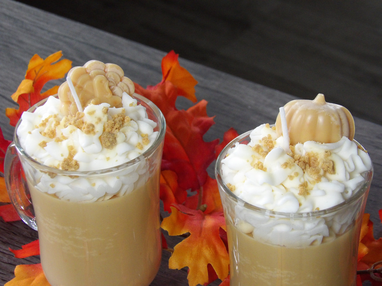 "Pumpkin Chai Latte" Handcrafted 12 oz Soy Wax Scented Candle