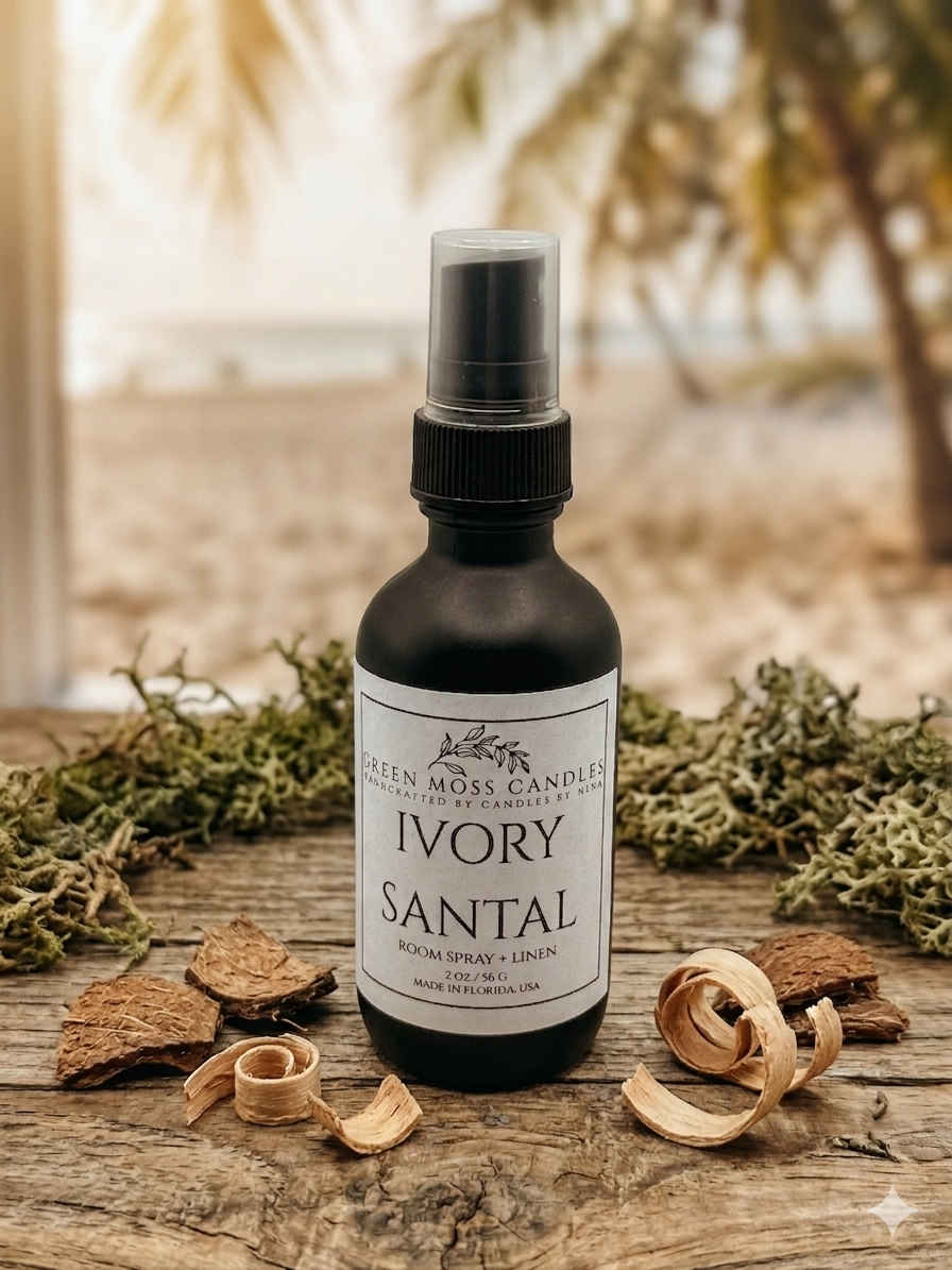 "Ivory Santal" Room Spray + Linen 2oz
