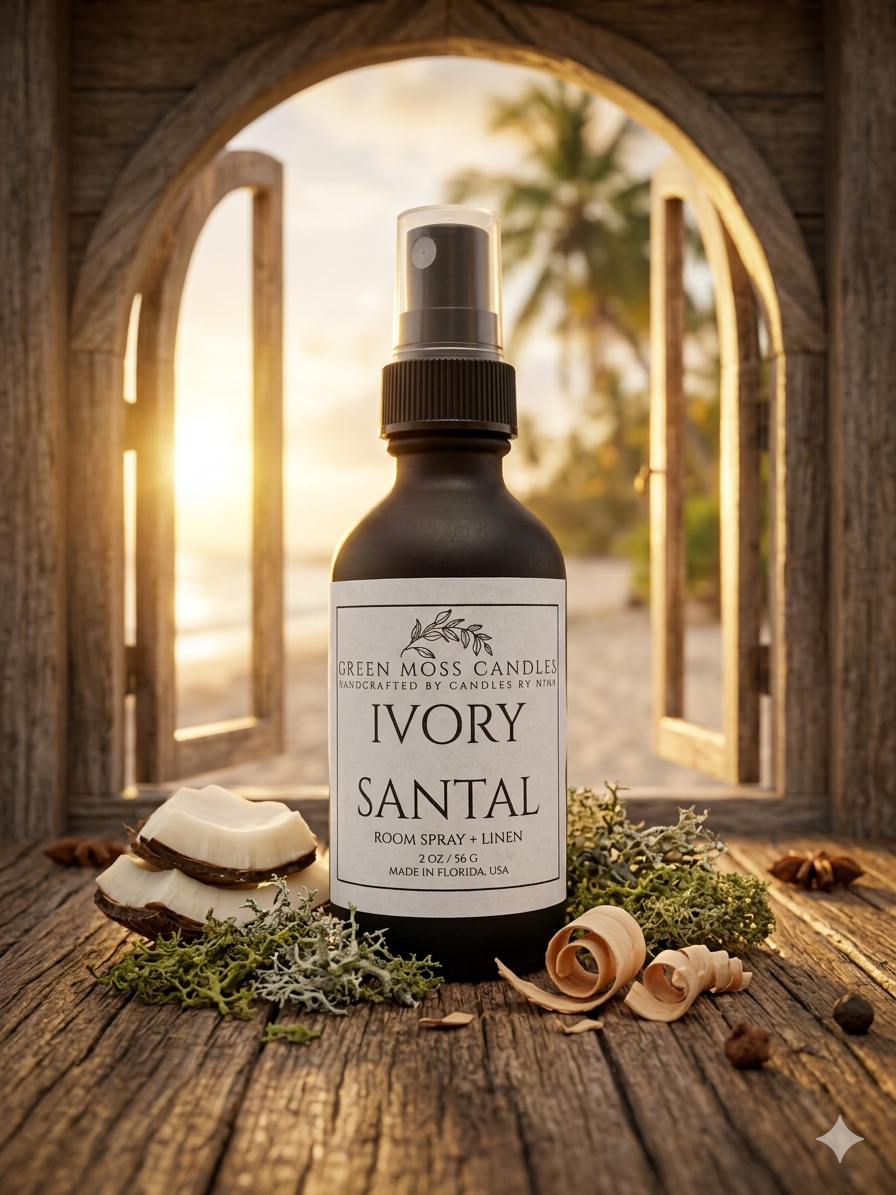 "Ivory Santal" Room Spray + Linen 2oz