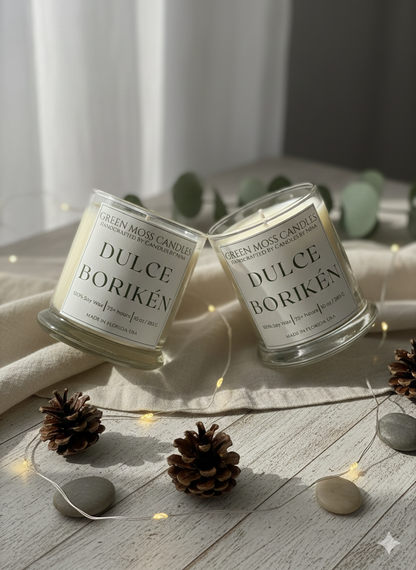 "Dulce Borikén" - Handcrafted 10 oz Soy Wax Scented Candle