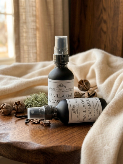 "Vanilla Oak & Cashmere" Room Spray + Linen 2oz