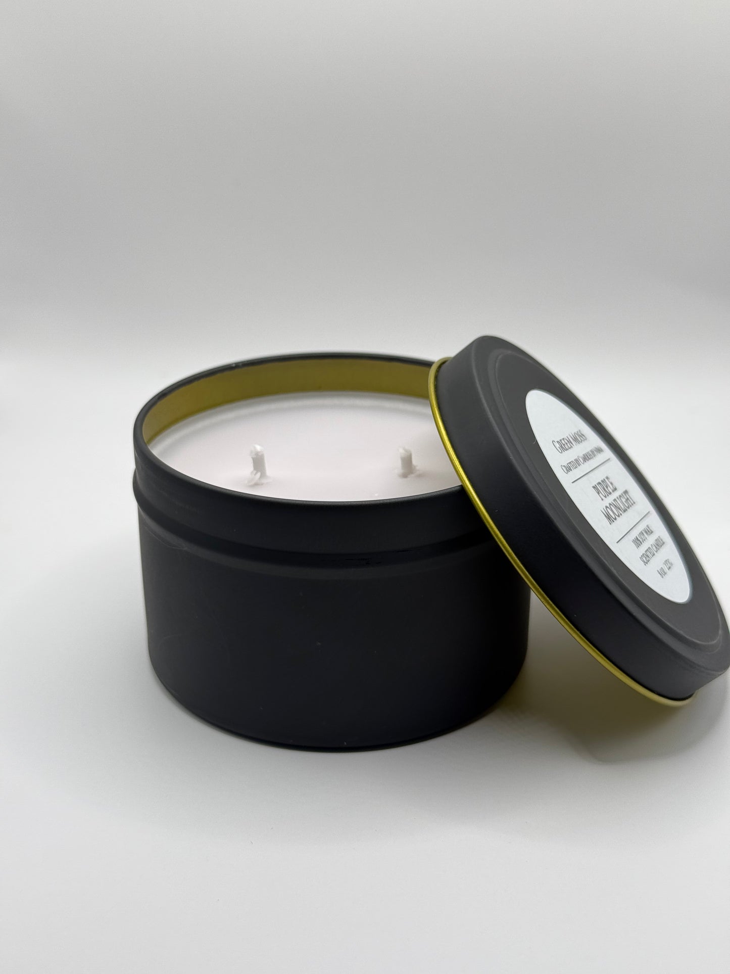 "Purple Moonlight" Handcrafted 8 oz Soy Wax Scented Candle