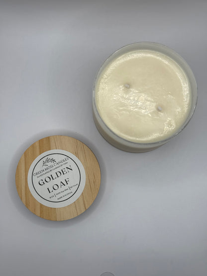 "Golden Loaf" Handcrafted 8 oz Soy Wax Scented Candle