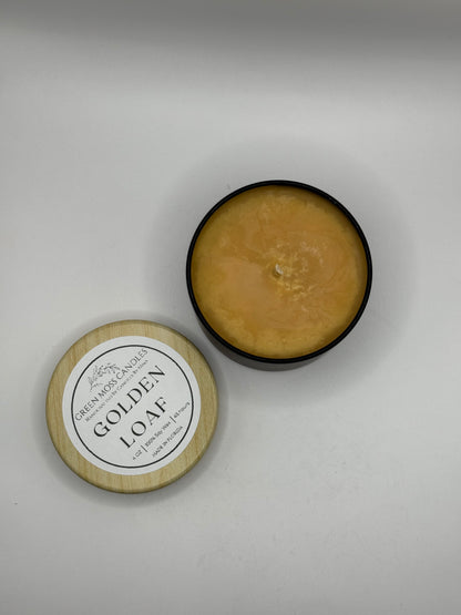 "Golden Loaf" Handcrafted 4 oz Soy Wax Scented Candle
