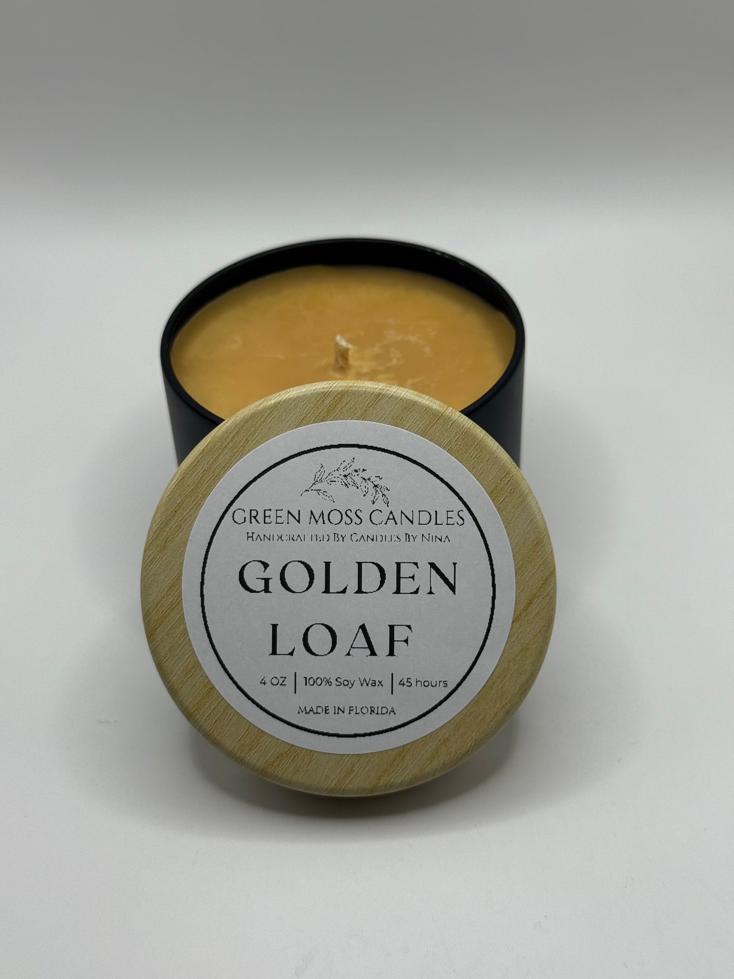 "Golden Loaf" Handcrafted 4 oz Soy Wax Scented Candle