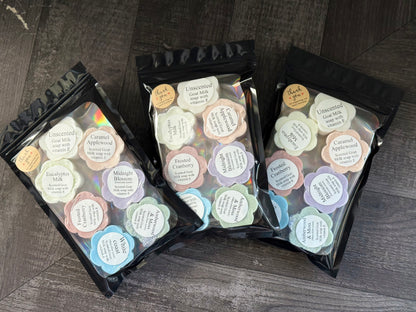 "Goat Milk Soap" (7) Luxurious Scents Soaps Sample