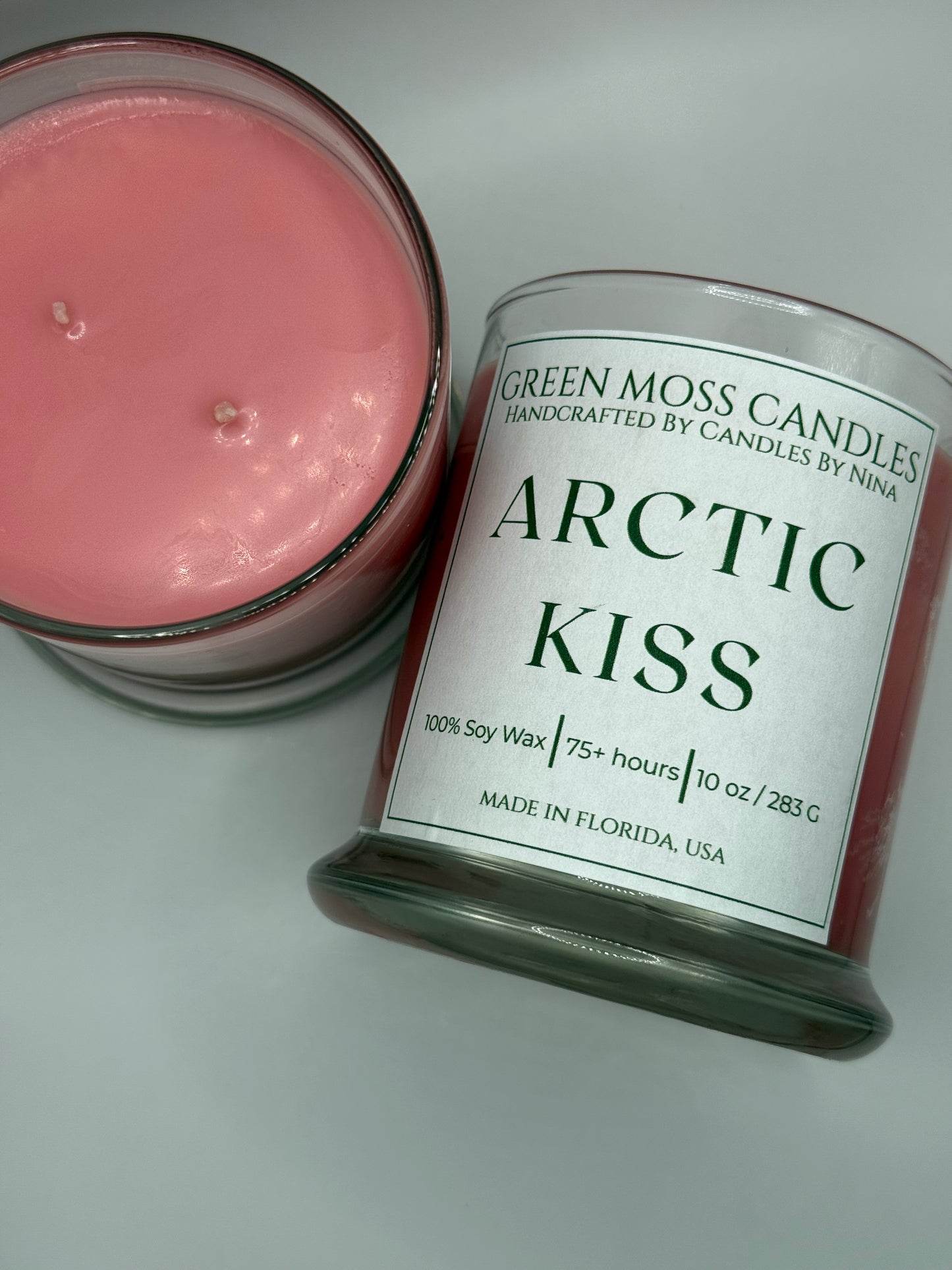 "Arctic Kiss" - Handcrafted 10 oz Soy Wax Scented Candle