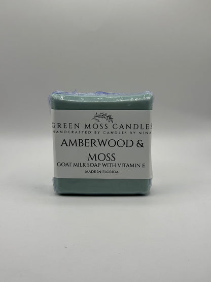 "Amberwood & Moss" Luxurious Goat Milk Soap