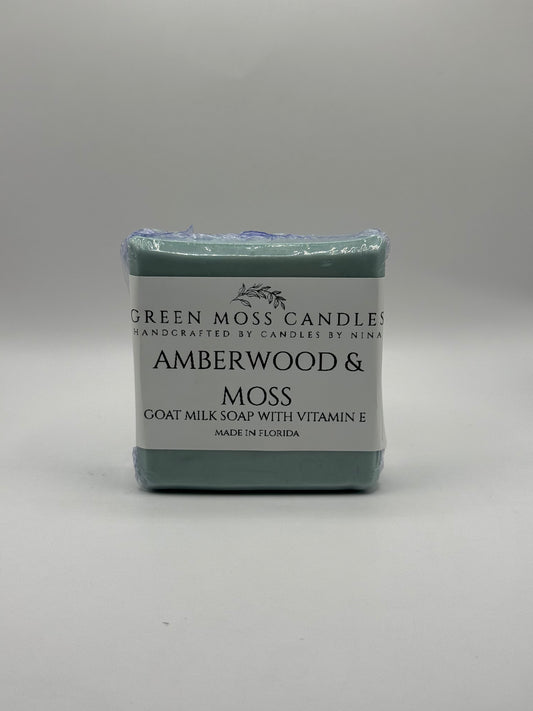 "Amberwood & Moss" Luxurious Goat Milk Soap