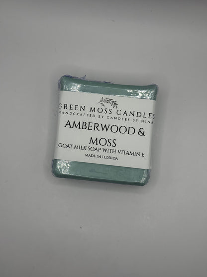 "Amberwood & Moss" Luxurious Goat Milk Soap
