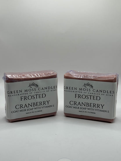 "Frosted Cranberry" Luxurious Goat Milk Soap
