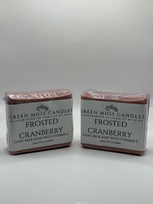 "Frosted Cranberry" Luxurious Goat Milk Soap