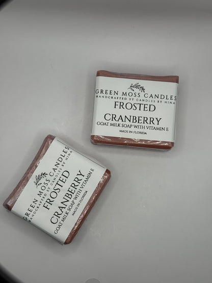 "Frosted Cranberry" Luxurious Goat Milk Soap