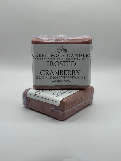 "Frosted Cranberry" Luxurious Goat Milk Soap