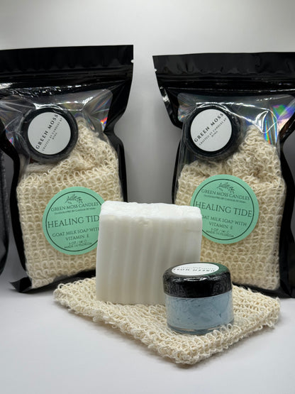 "Healing Tide" Luxurious Goat Milk Soap Little Bundle