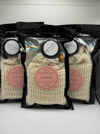 "Sunrise" Luxurious Goat Milk Soap Little Bundle