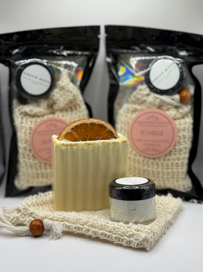 "Sunrise" Luxurious Goat Milk Soap Little Bundle