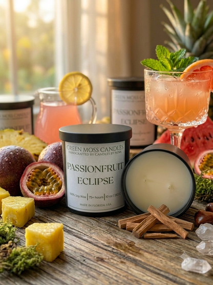 "Passionfruit Eclipse"Handcrafted 10 oz Soy Wax Scented Candle